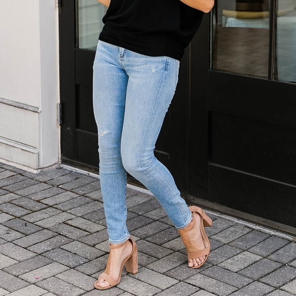 NWT  AGOLDE SOPHIE mid rise ankle - 28 - Picture 2 of 12